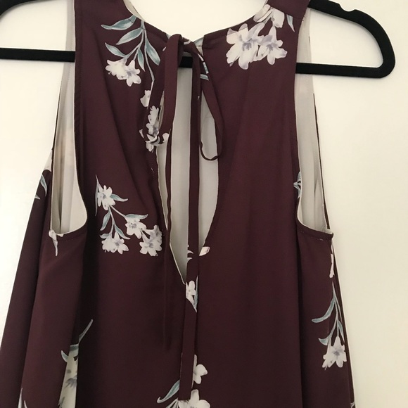 Floral Dress with Tie Back - Picture 4 of 4